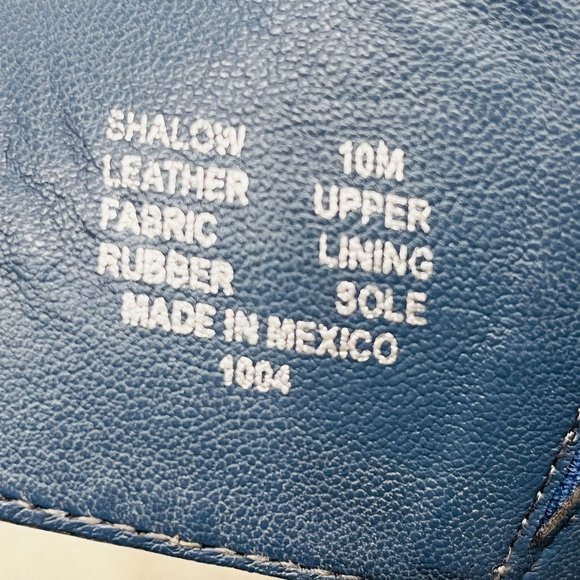 Steve Madden Shalow Blue Leather Peep Toe Sandals Shoes Snap Button Open Heel 10 - Picture 8 of 15